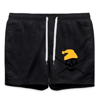 Ski - Badeshorts - Schwarz - Vorne - AI Model Male 185 light (185cm)