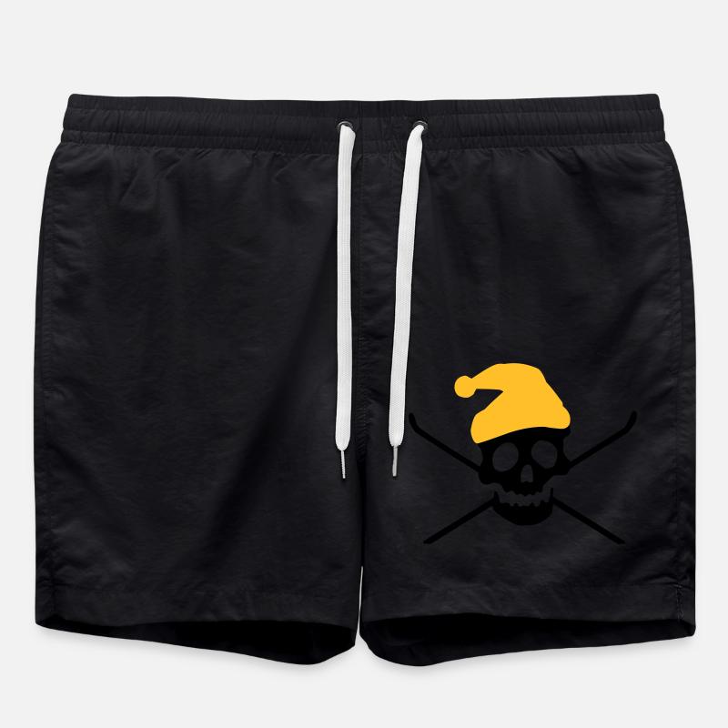ski - Swim Trunks - black