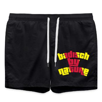 Badisch by nature - Badeshorts - Schwarz - Vorne - AI Model Male 185 light (185cm)