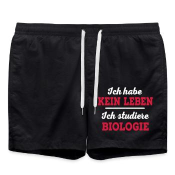 Biologie - Badeshorts - Schwarz - Vorne - AI Model Male 185 light (185cm)