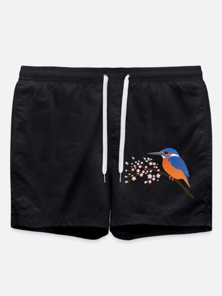 The kingfisher - Swim Trunks - black