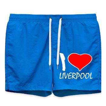 I LOVE LIVERPOOL - Swim Trunks - cobalt blue - Front