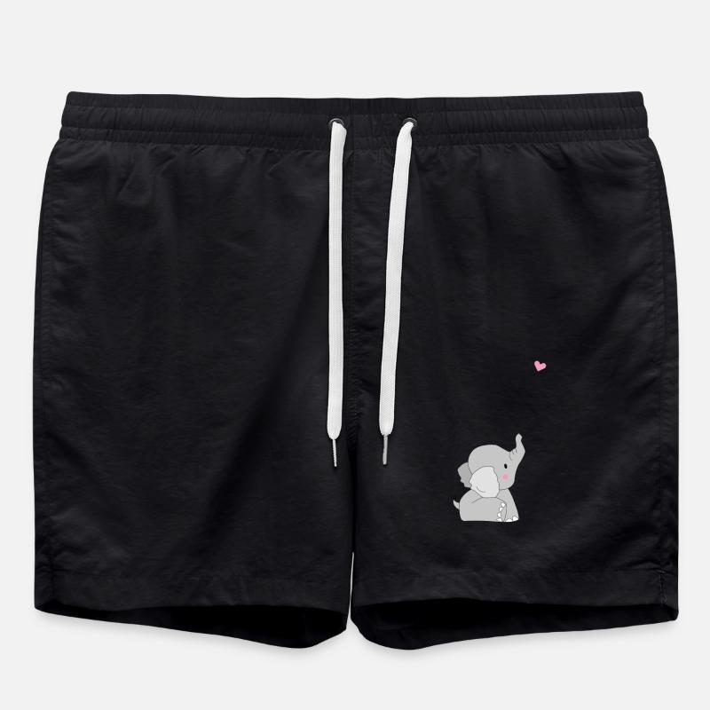 Eddi Elefant - presente - idea actual - Bañador - negro
