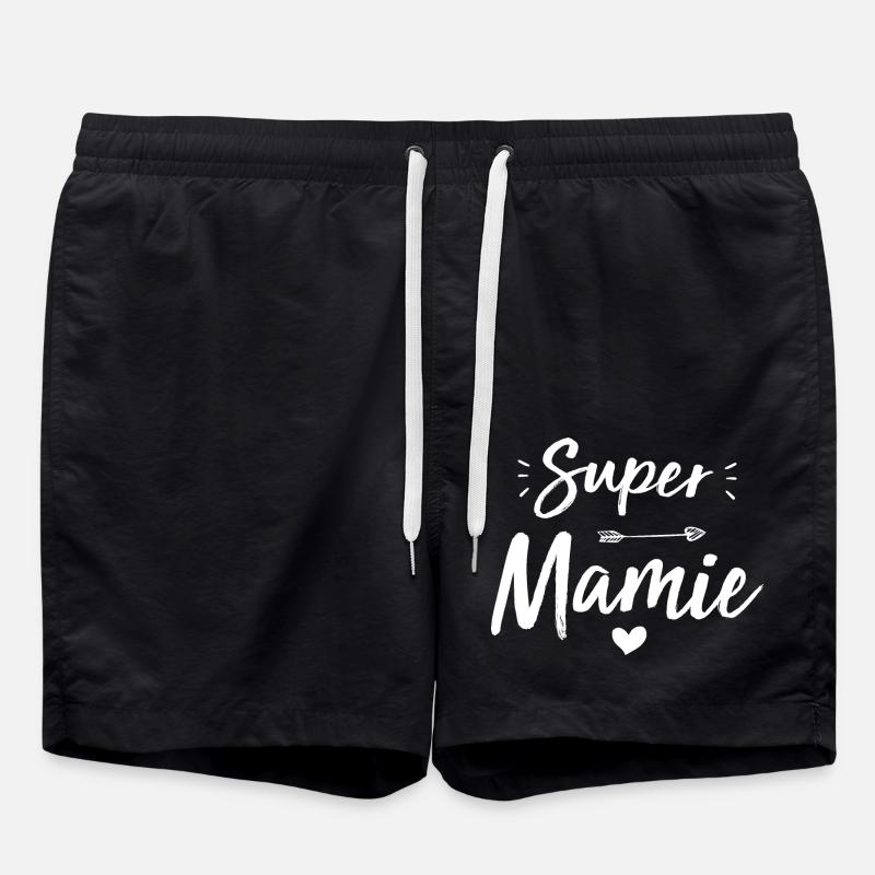 Super mamie - Short de bain - noir