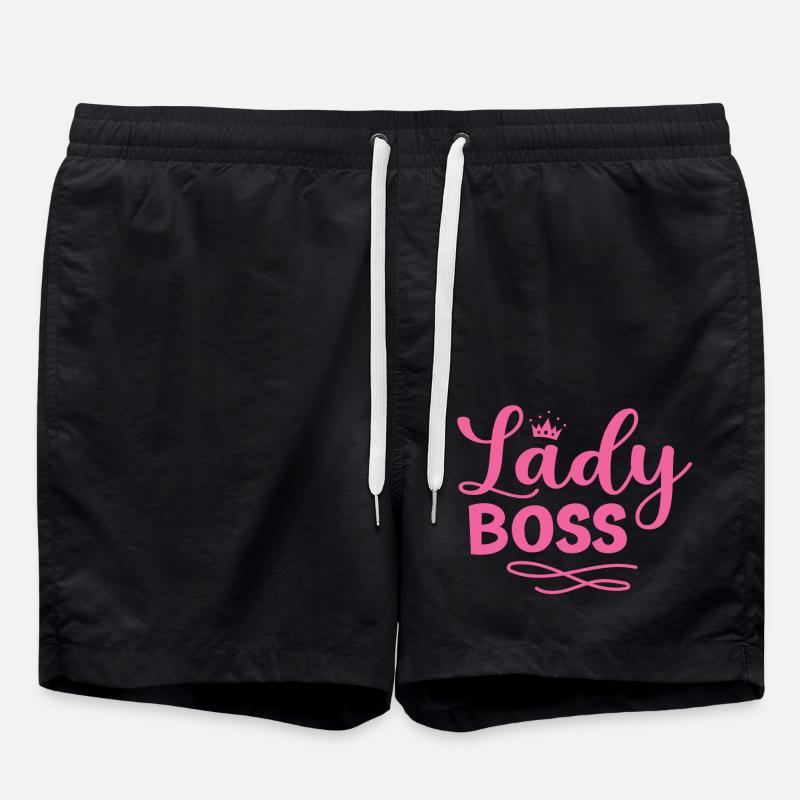 Chef Lady Boss Chef d’affaires - Short de bain - noir
