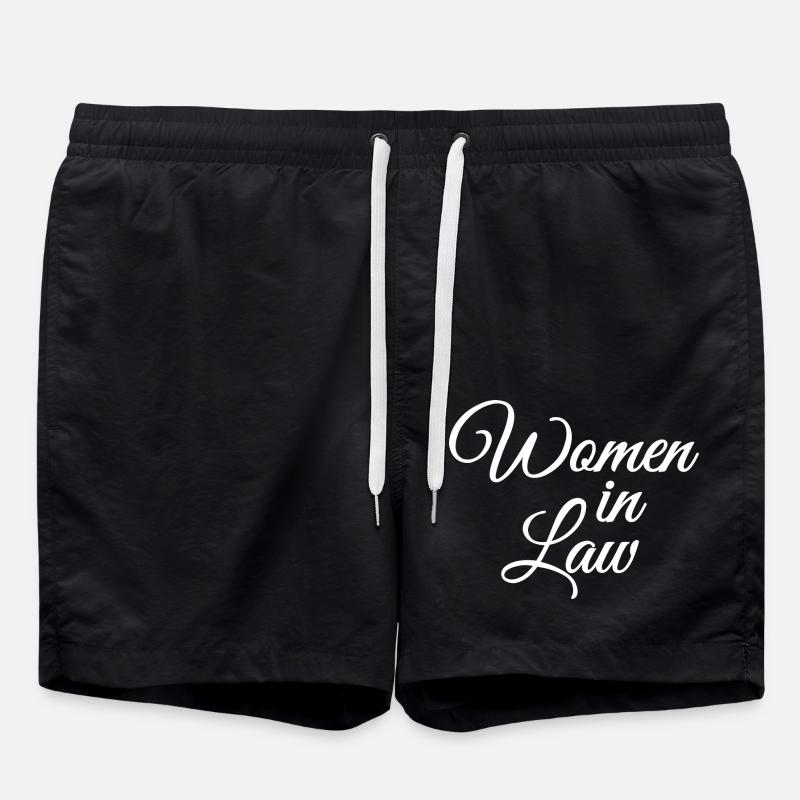 Kvinder i loven, Advokat, Advokat, Anklager Gave - Badeshorts - sort
