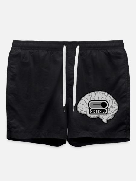 Turn off brain switches - Swim Trunks - black