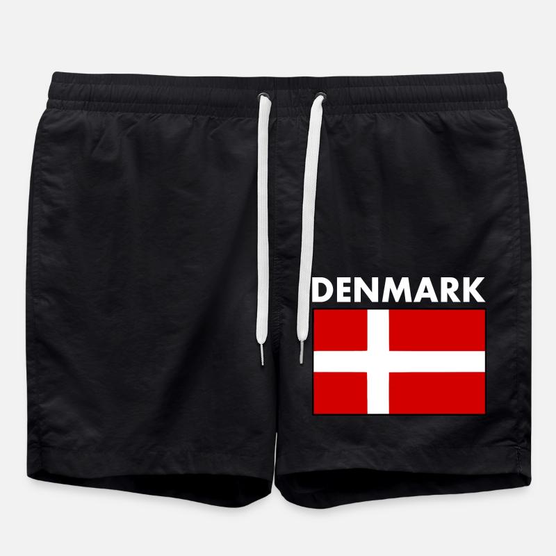 Dänemark - Badeshorts - Schwarz