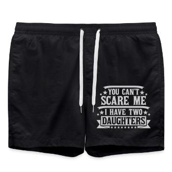 J’ai deux filles - Short de bain - noir - Devant - AI Model Male 185 light (185cm)
