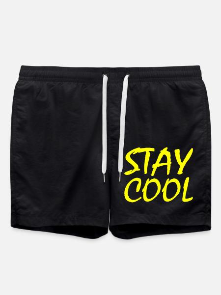 Stay cool - Swim Trunks - black