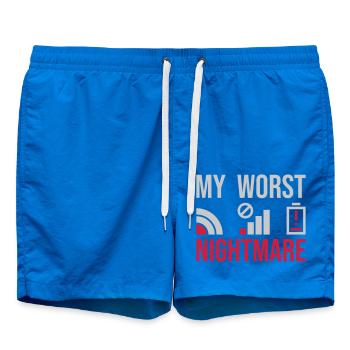 Symboles mon pire cauchemar - Short de bain - cobalt blue - Devant
