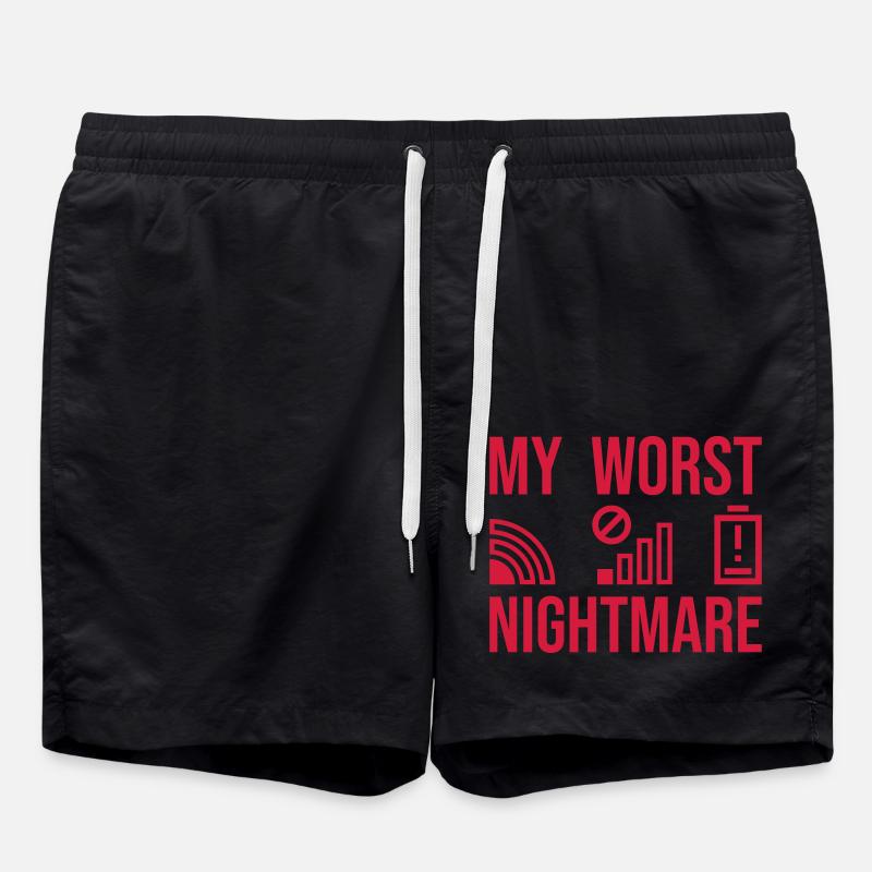 Ennuyer mon pire cauchemar - Short de bain - noir
