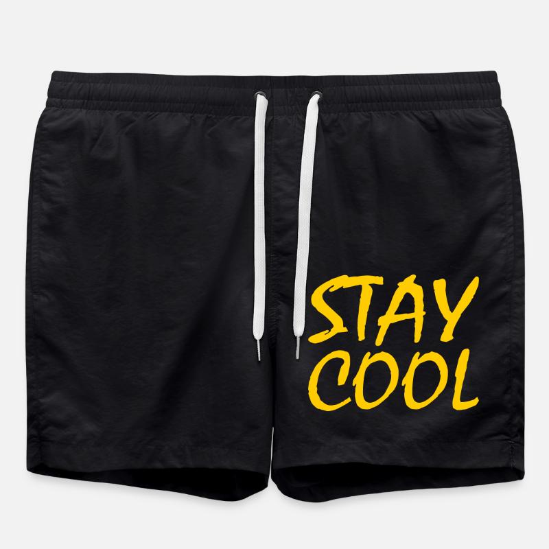Stay cool - Swim Trunks - black