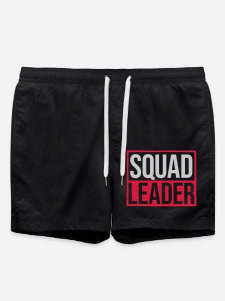 Team Squad Leader Shield - Swim Trunks - black