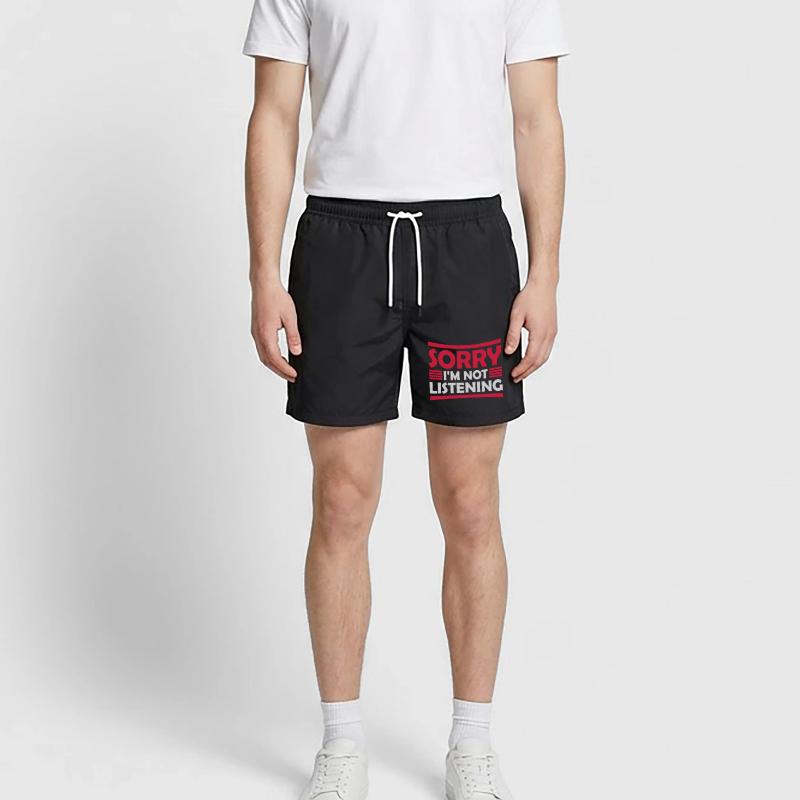 désolé de ne pas écouter Short de bain