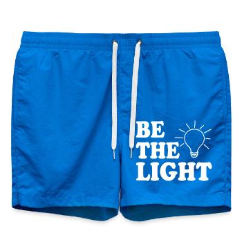Be the light - Swim Trunks - cobalt blue - Front