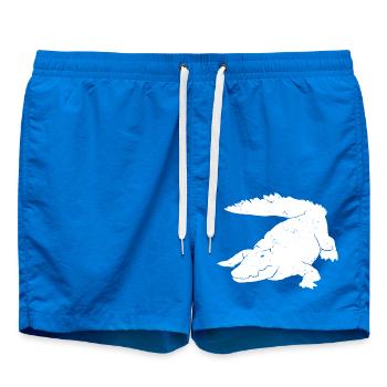 Crocodile Art Silhouette Graphique Sauvage Animal Lover - Short de bain - cobalt blue - Devant