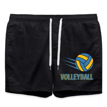 Volleyball - Short de bain - noir - Devant - AI Model Male 185 light (185cm)