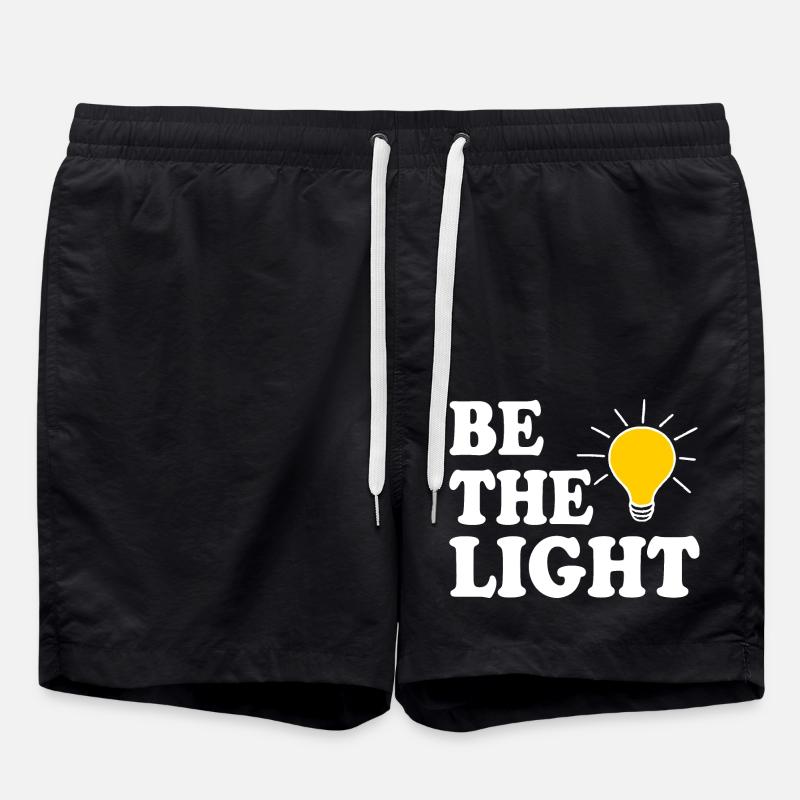 Be the light - Short de bain - noir