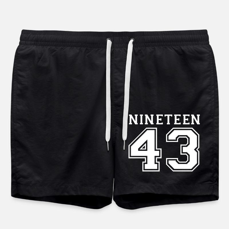 1943 - Swim Trunks - black