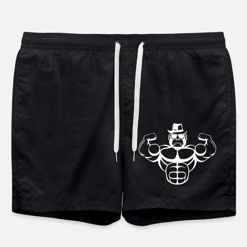 Gorille fort - Short de bain - noir