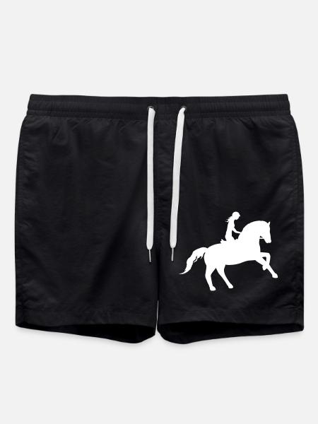 Equestrian elegance - Swim Trunks - black