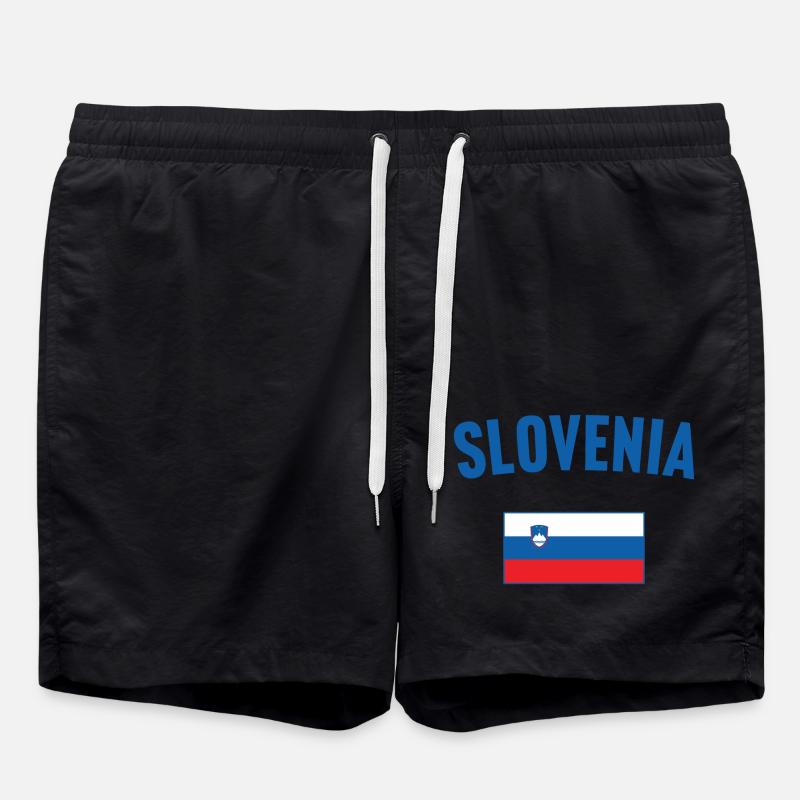 Drapeau de la Slovénie - Short de bain - noir