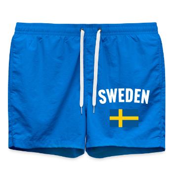 Drapeau de la Suède - Short de bain - cobalt blue - Devant
