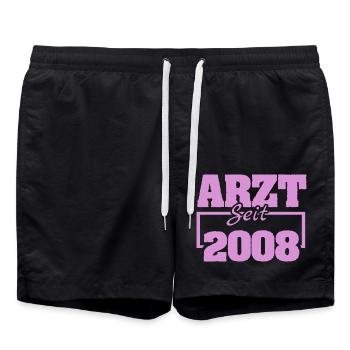 2008 - Badeshorts - Schwarz - Vorne - AI Model Male 185 light (185cm)