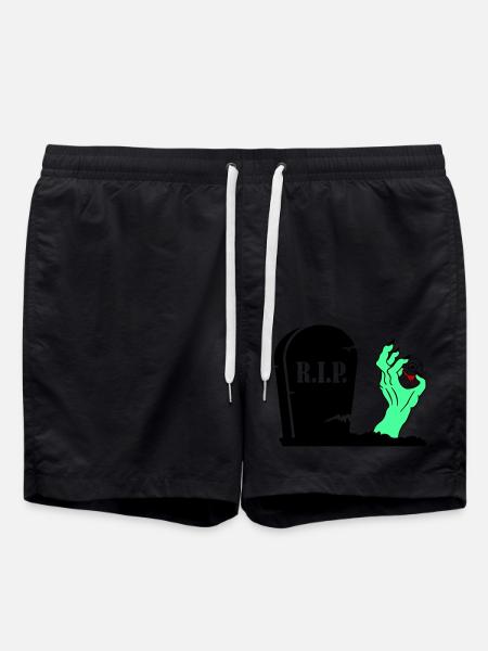 Monster Zombie Hand - Swim Trunks - black