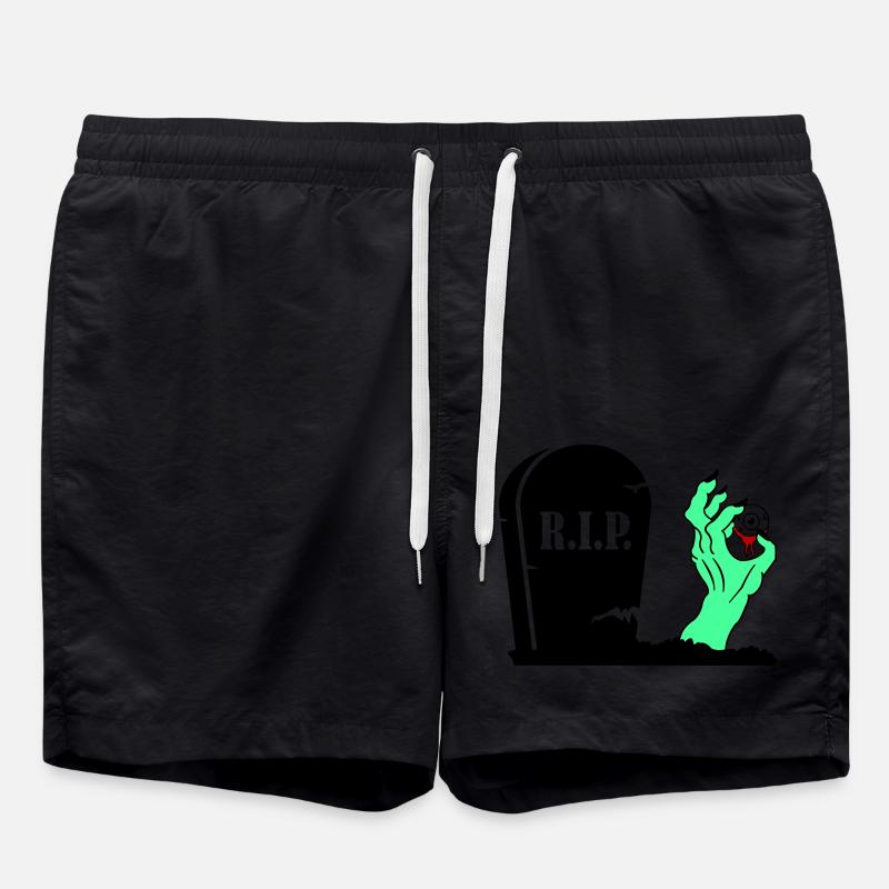 Monster Zombie Hand - Badeshorts - Schwarz