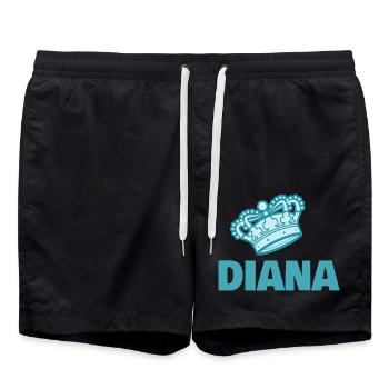 Cadeau pour Diana - Short de bain - noir - Devant - AI Model Male 185 light (185cm)
