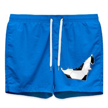 (VAE) Emirate Landkarte umrahmt echten Fußball - Badeshorts - Cobalt blue - Vorne
