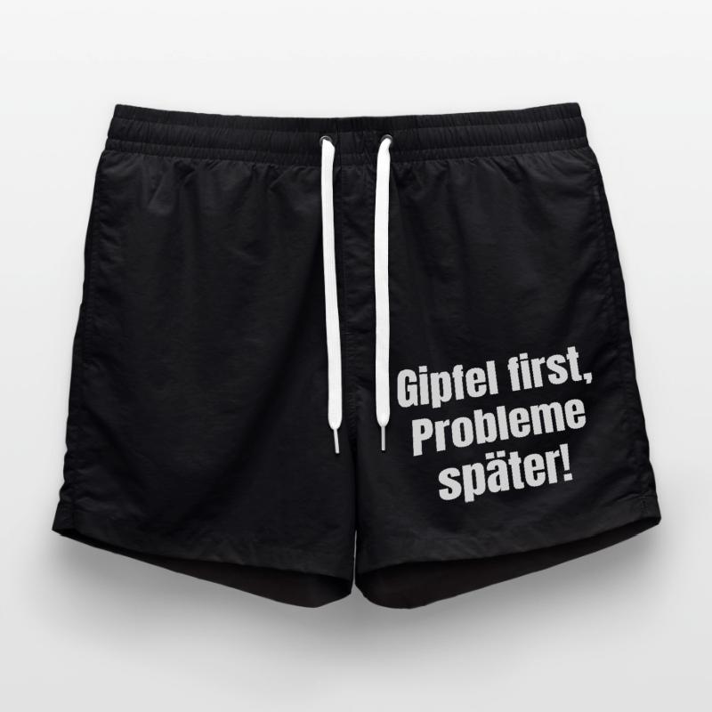 Gipfel first Probleme später Badeshorts