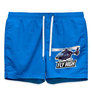 HUBSCHRAUBER, FLIEGEN SIE HOCH - Badeshorts - Cobalt blue - Vorne