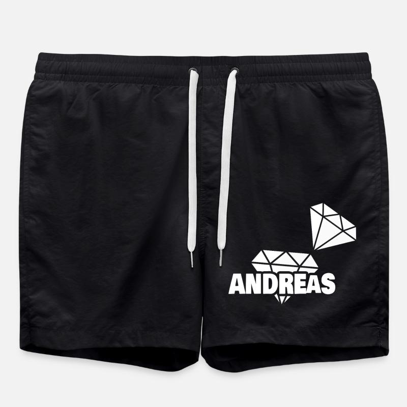 Précieux Andreas - Short de bain - noir