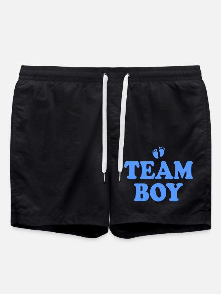 Team boy - Badeshorts - Schwarz