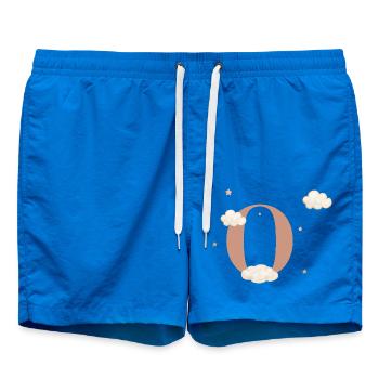 Lettre o nuages étoiles - Short de bain - cobalt blue - Devant