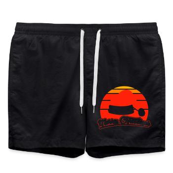 Noël 6 - Short de bain - noir - Devant - AI Model Male 185 light (185cm)