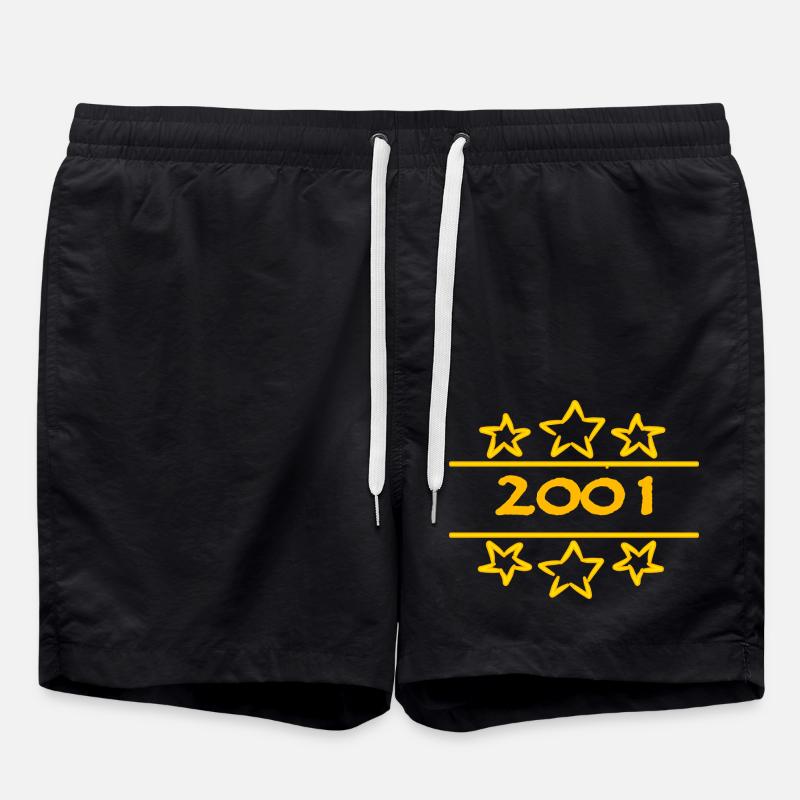 Born in 2001 - Swim Trunks - black