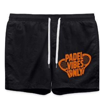 P V only 2 - Badeshorts - Schwarz - Vorne - AI Model Male 185 light (185cm)