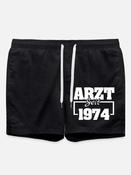 19 - Badeshorts - Schwarz