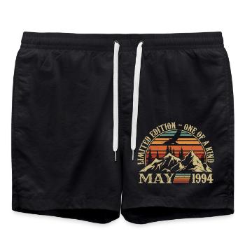 legenden geboren im mai 1994 geburtstag mai 1994 - Badeshorts - Schwarz - Vorne - AI Model Male 185 light (185cm)