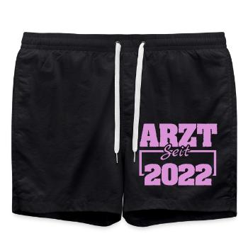 202 - Swim Trunks - black - Front - AI Model Male 185 light (185cm)