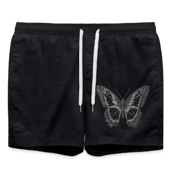 Papillon - Short de bain - noir - Devant - AI Model Male 185 light (185cm)