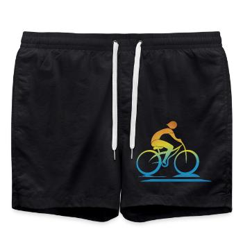 Cyclist - Swim Trunks - black - Front - AI Model Male 185 light (185cm)