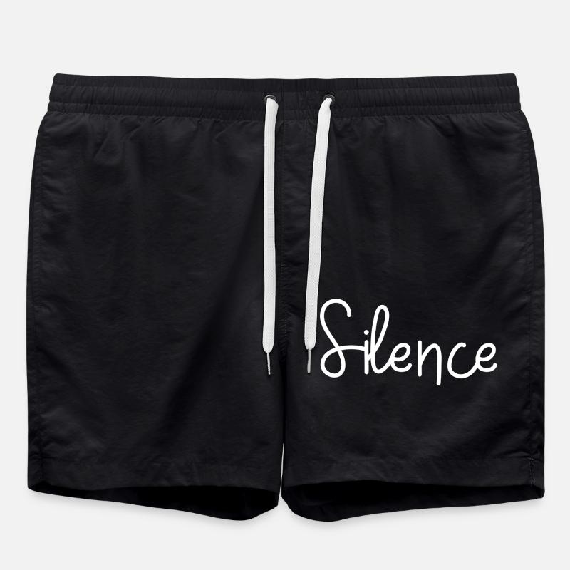 Silence - Swim Trunks - black