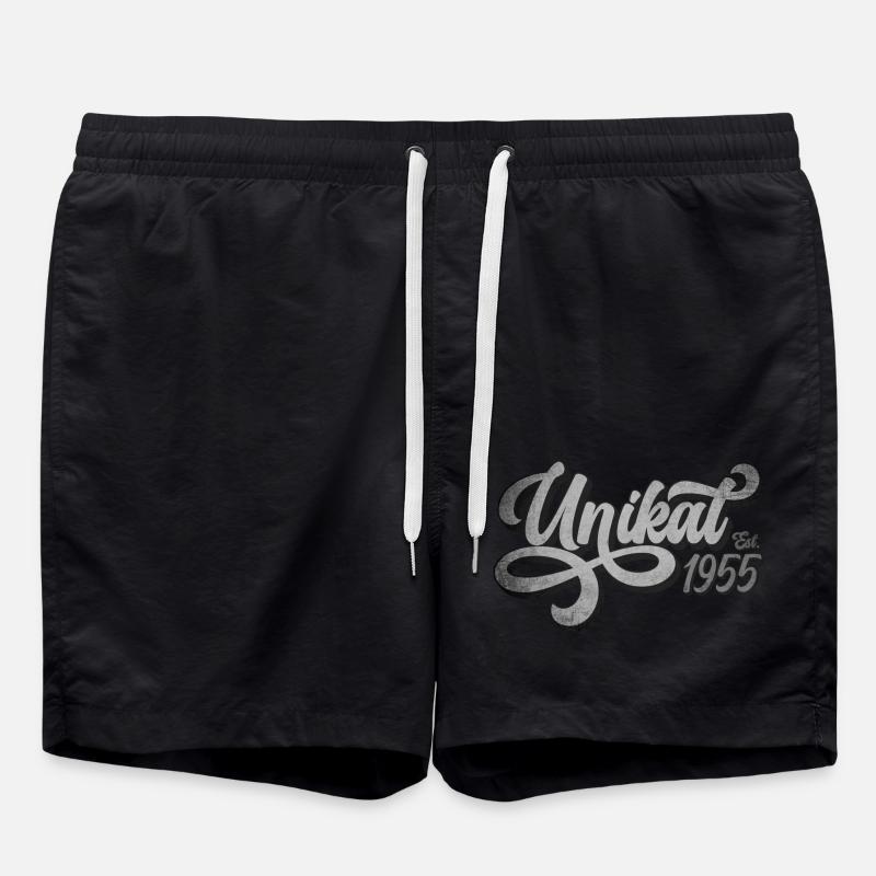 Unikat Est. 1955 - Badeshorts - Schwarz