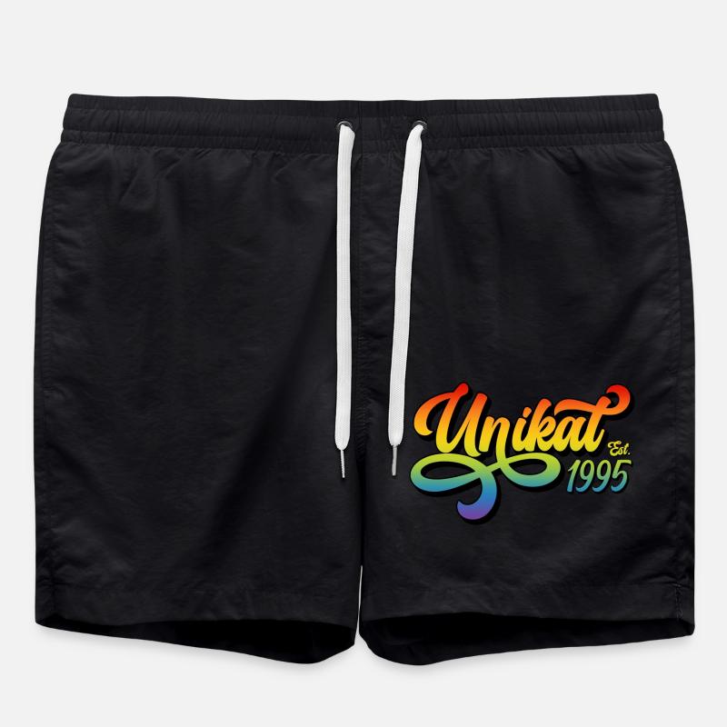 Unikat Est. 1995 - Badeshorts - Schwarz