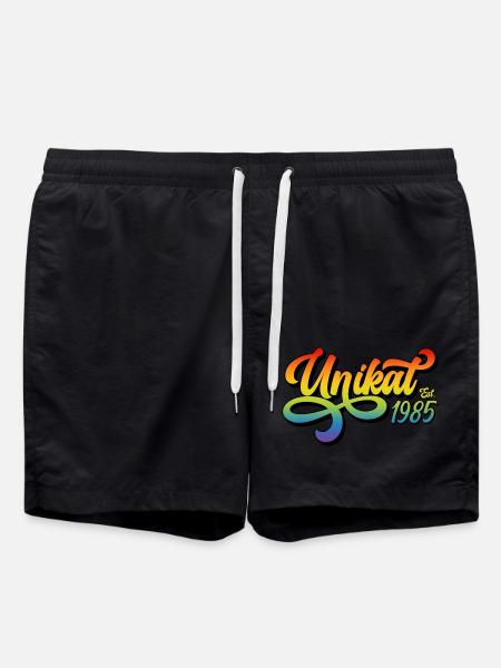 Unikat Est. 1985 - Badeshorts - Schwarz